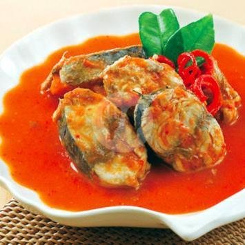 Nasi + Tongkol Balado + Sayuran Lengkap menu Rumah Makan Talago Banta, Tebet