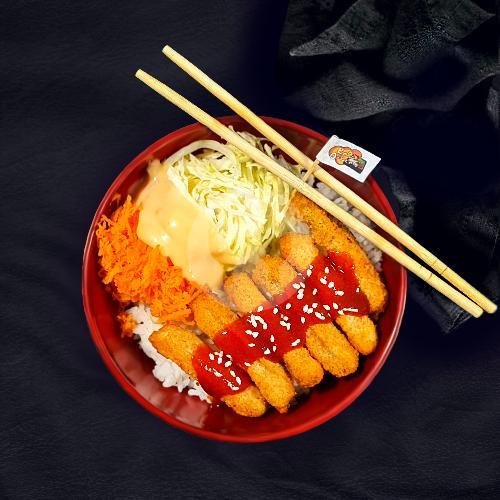 Paket Katsu Saus Barbeque Spesial O-bento menu Katsu O Bento