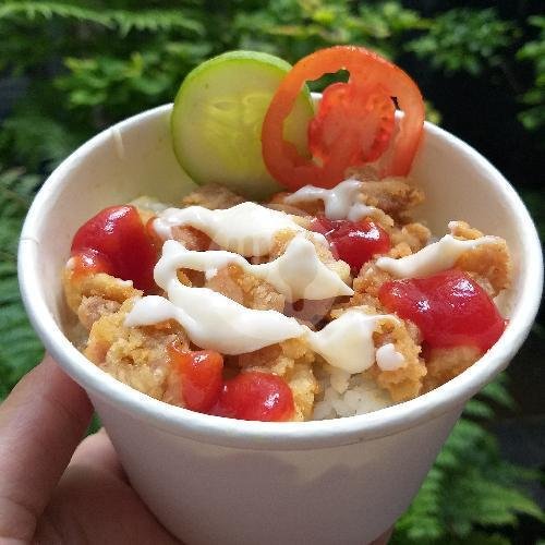 Rice Bowl Ayam Crispy Sambal Bawang menu Mangkok An, Jambewangi