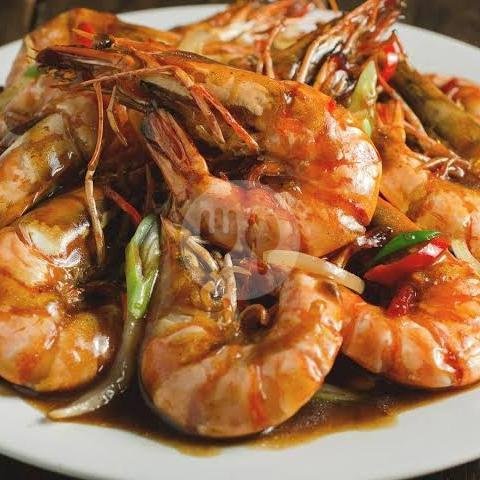 Udang Saos Mentega menu Lalapan Dan Seafood Festival, Wendit Timur