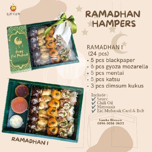 Hampers Ramadhan 1 menu Lambe Dimsum, Limo