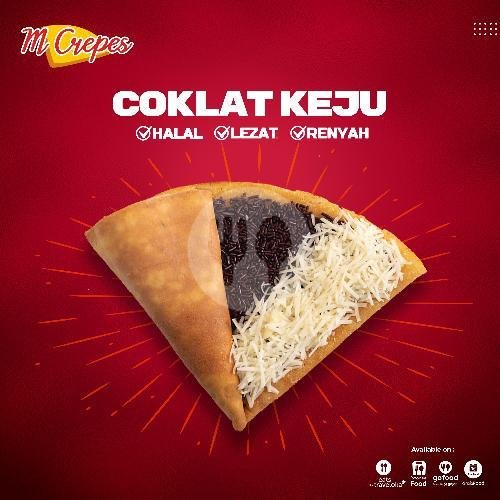 Crepes Coklat Keju Susu menu M Crepes, Sawahan