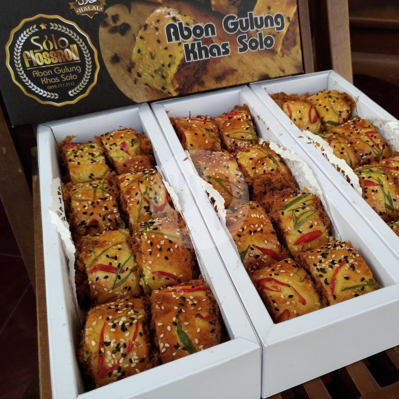 Abon Gulung Mini Ayam menu Abon Gulung Soloflossroll, Laweyan