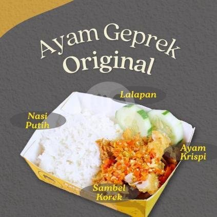 Ayam Geprek Cumi Korek menu Satay Cupu, Gion