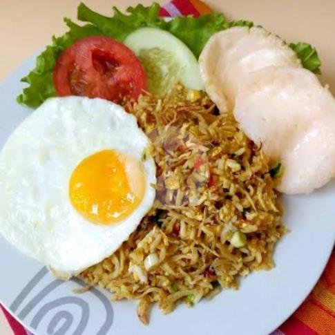 Indomie Goreng Telor Geprek menu Warung Indomie Cahyati, Depokcaturtunggalcahyati