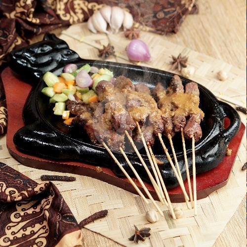 Sate Sapi Polos menu Sate Kardjan, Pasir Kaliki