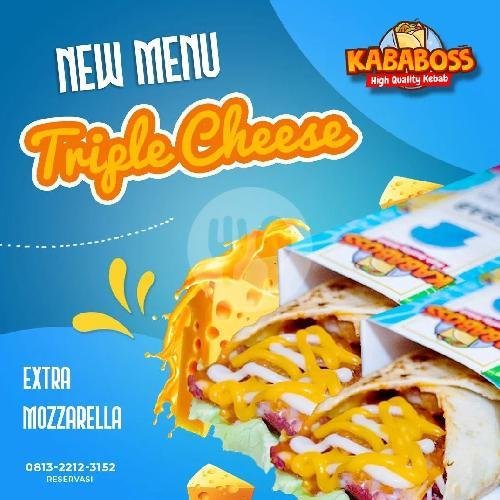 Buy 1 Get 1 (Beli Kebab Large Gratis Kebab Small) menu Kababoss Sindanglaya, Ujung Berung