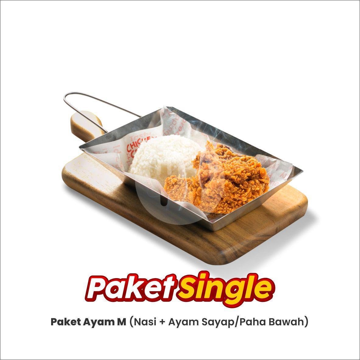 Paket L menu Chicken Crush, GOR Klebengan