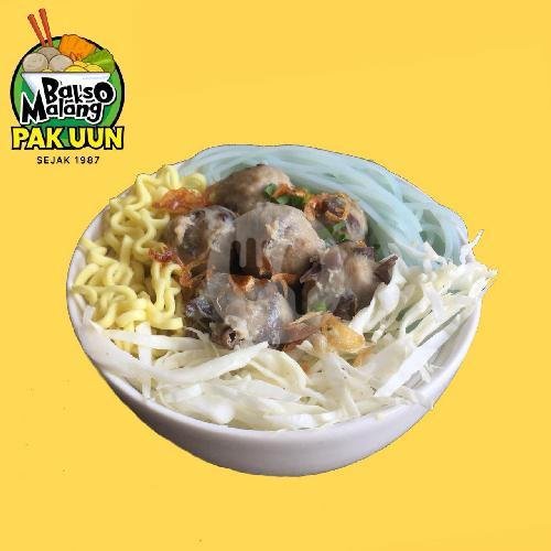 Bakso Campur Tanpa Goreng menu Bakso Pak Uun, Rungkut