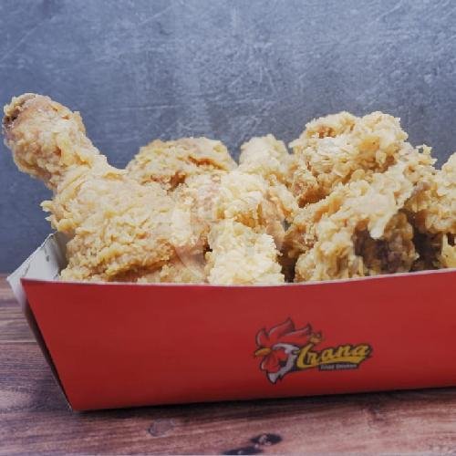 Paket 3 ( Ayam Paha Bawah atau Sayap + Nasi + Es Teh ) menu Irana Fried Chicken, Ayam Geprek, Burger, Milk Boba, Ngaliyan