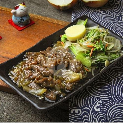 Slice Beef Teppanyaki menu Kong Djie Coffee, Green Lake City