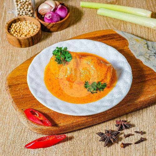 Telur Gulai menu RM Sari Bundo, Juanda