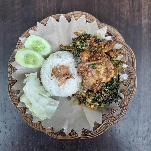 Paket Ayam Crispy Sambel Bawang menu Ayam Jebret, Anggrek