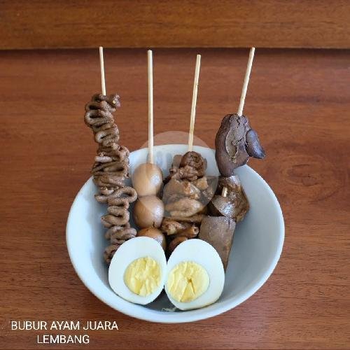 Sate Usus Ayam menu Bubur Ayam Juara Lembang, Jayagiri
