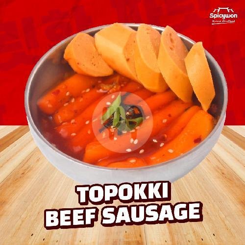 Topokki Original Cheeze menu Spicywon Korean Street Food, Dago