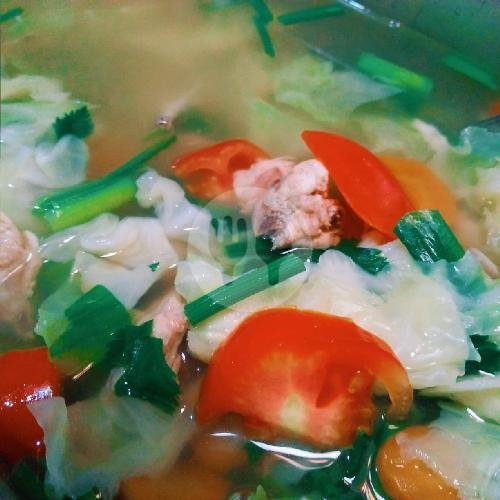 Sop Ayam menu Warteg Bu Yati, Sutawinangun