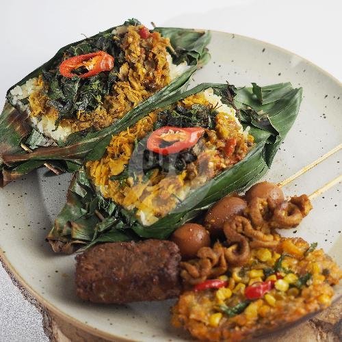 Nasi Bakar Tuna menu Angkringan Mbok Nom, Griya Babatan Mukti