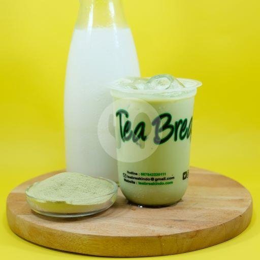 Matcha Milk menu Tea Break, Pujasera Kalimantan