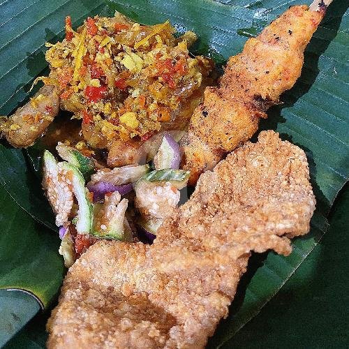 Nasi Ayam Betutu menu Nasi Jinggo 99, Cirendeu