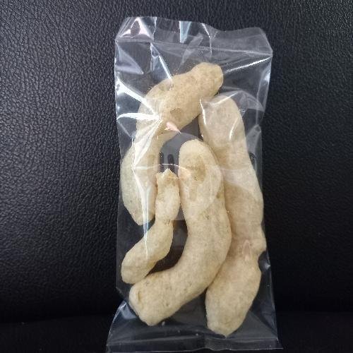 Peyek Kacang menu Baso Restorja Mas Min, Gandapura
