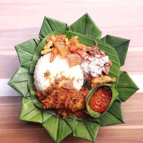 Nasi Gudeg Krecek Buntil menu Gudeg Krecek Jogja Dapur Manggut-Manggut, Pasar Puri Indah