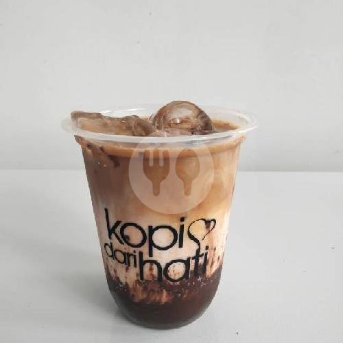 Ice Hazelnut Latte menu Kopi Dari Hati Madiun