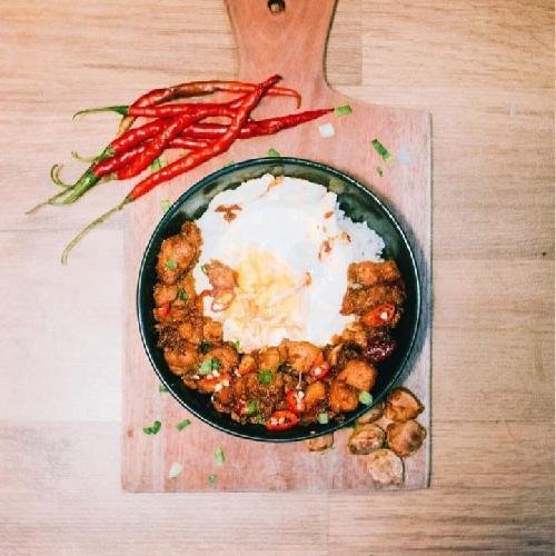 Paket Ayam penyet Ceppi menu Nasi Cincang Buki Jatinangor, Jatinangor