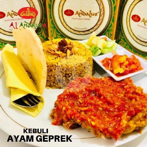 Nasi Kebuli Ayam Crispy menu Rm Andalus, Tata Surya