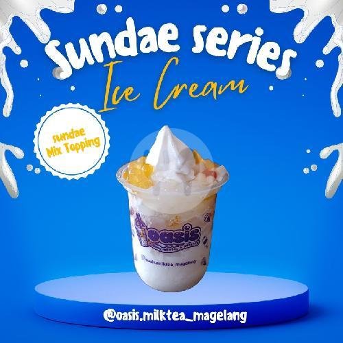 Sundae Oreo menu Oasis Cozy, Magelang