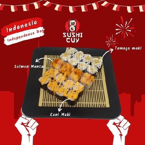 Volcano Roll menu SUSHI CUY, Palmerah