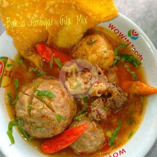 Bakso Ambyar Jumbo menu Bakso Ambyar Pak Sogol, Ngasem