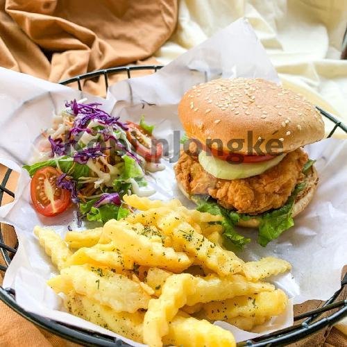 Beef Burger menu Kopi nJongke, Mlati