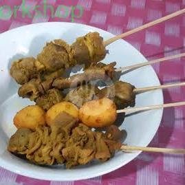 Bubur Ayam Tasik Original+2 Sate menu Bubur Ayam Tasik Pak Hamid, Kuningan