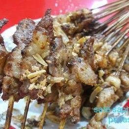 Sate Kambing Asin Pedas menu Sate Acong, Cisangkuy