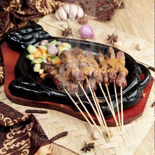 Sate Goreng Kambing menu Sate Kardjan, Pasir Kaliki