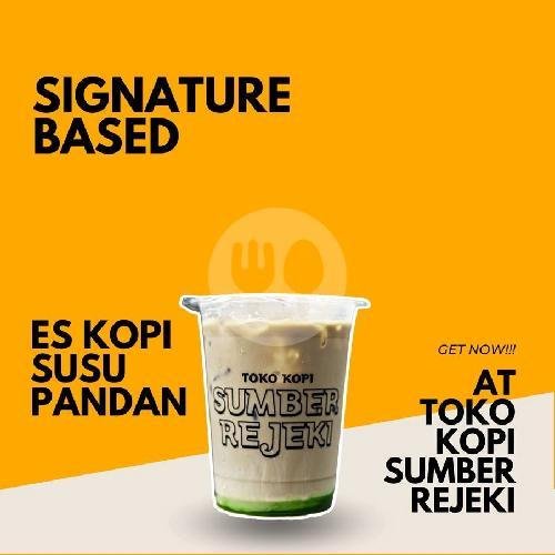 Es Cappucino menu Toko Kopi Sumber Rejeki, Banyuwangi Kota
