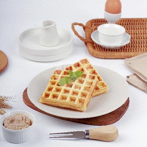 Waffle Matcha Crunchy menu Kezine Waffle, Tohpati