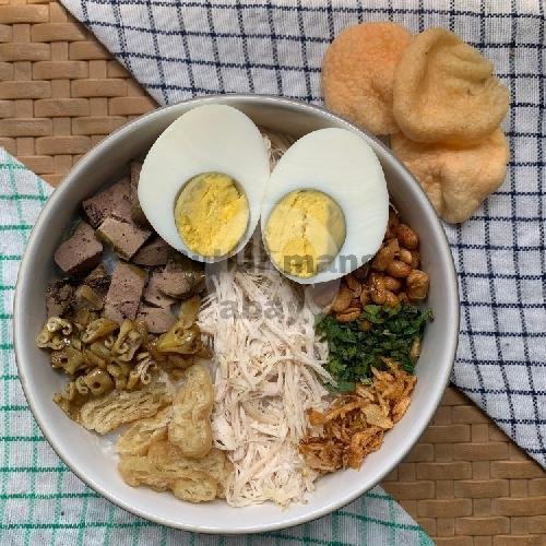 Bubur ayam Ati+ampela+telor menu Bubur Ayam Mang Abay, Bojongsoang