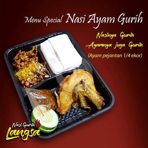 Nasi Gurih, Chicken Nugget, Udang Crispy, Sambal, Lauk Extra menu Nasi Gurih Langsa, Arimbi
