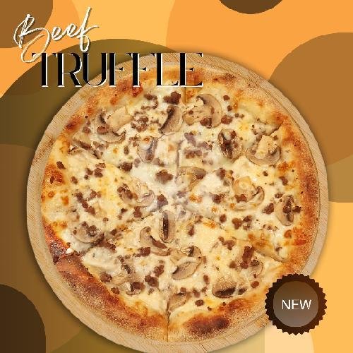 Beef Truffle Delight menu Thyme Pizza, Mlati