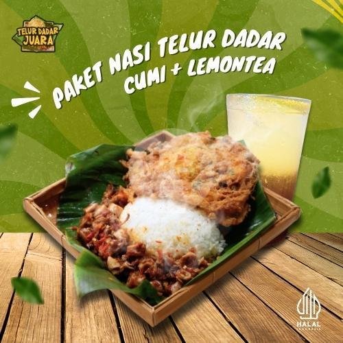 Paket Juara 3 Polos menu Telur Dadar Juara, Sasak Gantung