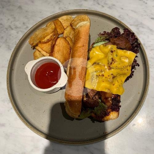 Philly Cheese Steak menu Strada Coffee