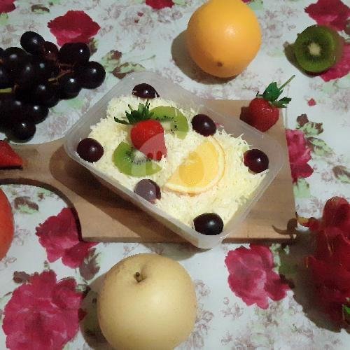 Setup Roti 300ml menu Salad Buah dan Es Jelly Kudew, Kemayoran