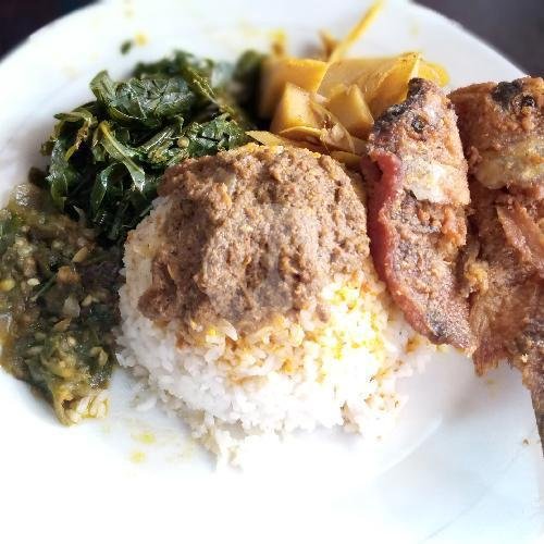 Nasi Ikan Bawal menu Masakan Padang PERDANA, Gatot Subroto