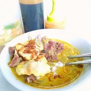 Tongseng Kambing menu Warung Sate Keluarga Mbah Ato, Wapres