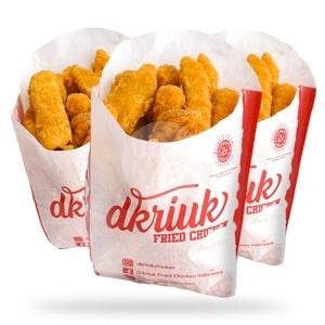 Sayap Geprek menu Dkriuk Fried Chicken Cibadak, Sukabumi