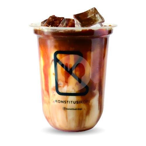 Black menu Konstitusi Kopi, Stasiun Tebet