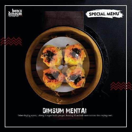 Siomay Ayam Udang (Dikukus) menu Boncu Dimsum, Riung Bandung