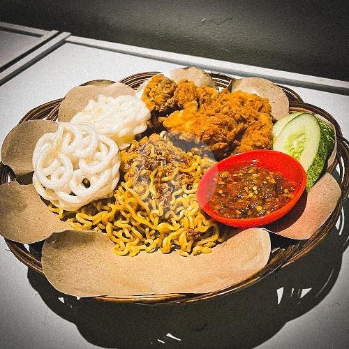 Paket Mie Geprek Mozarella+ Es Teh menu Ayam Eksis, Proyonanggan