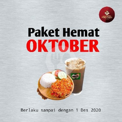 Hemat Oktober 2 menu Ayam Geprek Sambal Jawara, Babakan Priangan